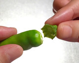 甘長と釜あげしらすのゴマ油炒め作り方2写真