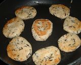 大豆のつくねバーグ★ゴマ味噌あん作り方3写真