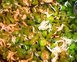甘長と釜あげしらすのゴマ油炒め作り方8写真