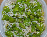 甘長と釜あげしらすのゴマ油炒め作り方9写真