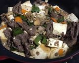 牛肉・ピーマン・舞茸・人参・豆腐旨旨炒め作り方7写真
