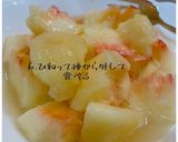 超簡単!包丁だけで!桃の皮むき作り方5写真