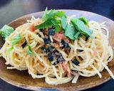 和風明太子パスタ(簡単)作り方5写真