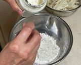簡単★舞茸えのき春菊のかき揚げそうめん作り方4写真