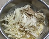 簡単★舞茸えのき春菊のかき揚げそうめん作り方5写真