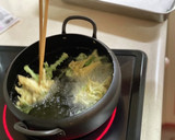 簡単★舞茸えのき春菊のかき揚げそうめん作り方8写真
