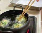 簡単★舞茸えのき春菊のかき揚げそうめん作り方9写真