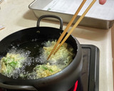 簡単★舞茸えのき春菊のかき揚げそうめん作り方9写真