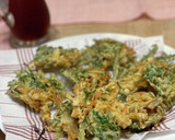 簡単★舞茸えのき春菊のかき揚げそうめん作り方10写真