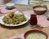 簡単★舞茸えのき春菊のかき揚げそうめん作り方14写真
