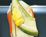 ベジート巻き 野菜のお寿司 オクラ作り方6写真