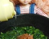 リカちゃん♡甘酸っ*梅肉 蜂蜜モロヘイヤ作り方10写真