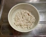 さば水煮缶の丸ごとぶっかけ麺作り方3写真
