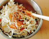 オートミールと豆腐入りお好み焼き作り方2写真