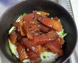 カツオのユッケ丼作り方5写真