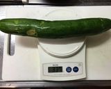 旨旨お化けキュウリ炒め作り方1写真