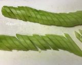旨旨お化けキュウリ炒め作り方5写真
