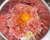 豚と蓮根のもち麦入りハンバーグ作り方3写真
