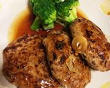 豚と蓮根のもち麦入りハンバーグ作り方6写真