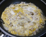 簡単！鶏ごぼうの卵とじ作り方4写真