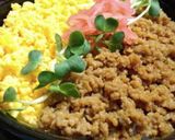 ハンバーグソースの そぼろ丼作り方11写真