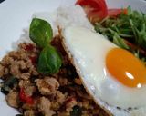 ハンバーグソースの そぼろ丼作り方13写真
