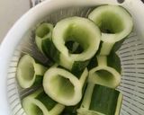 太いキュウリの肉詰めスープ作り方2写真
