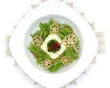 温豆腐と根菜の食べるラー油レタスサラダ作り方6写真
