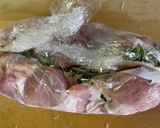 #火を使わないレンチン5分鶏肉の香味蒸し作り方4写真