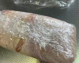 #火を使わないレンチン5分鶏肉の香味蒸し作り方5写真