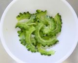 ゴーヤ卵カニカマ★お手軽ゴーヤチャンプル作り方1写真