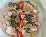 #火を使わないレンチン5分鶏肉の香味蒸し作り方9写真