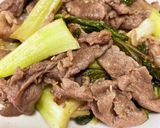 青梗菜と牛肉炒め作り方4写真