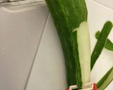 太きゅうりのあんかけ作り方1写真