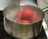 ナスとベーコンの旨辛ラー油トマトパスタ♡作り方2写真