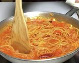 ナスとベーコンの旨辛ラー油トマトパスタ♡作り方15写真