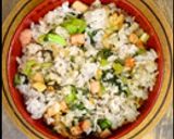 小松菜とベーコンの目玉焼き丼作り方5写真