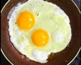 小松菜とベーコンの目玉焼き丼作り方6写真