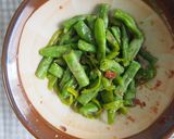 さっぱり！インゲンとピーマンの梅和え作り方3写真