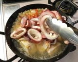 カジキとイカのパエリア作り方3写真