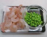 カフェ風ランチ♪えびと枝豆のバターライス作り方1写真