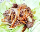 超簡単！牛肉のオイスター炒めレタス包み！作り方7写真