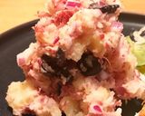 コンビーフと赤玉葱と黒オリーブのポテサラ作り方9写真