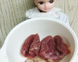 リカちゃん♡鶏ハツとエリンギバター醤油作り方1写真