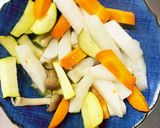レンジ隙間埋め洋風根菜温野菜サラダ作り方8写真