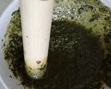 すり鉢で作るお手軽バジルソース作り方3写真