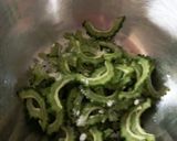 ゴーヤとベビーほたてのチャンプルー作り方1写真