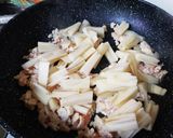 レンコンの肉餡炒め作り方5写真