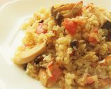 〖ベーコンときのこのガーリック醤油炒飯〗作り方4写真
