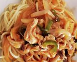 フライパン★☆辛くないあんかけパスタ★☆作り方7写真
